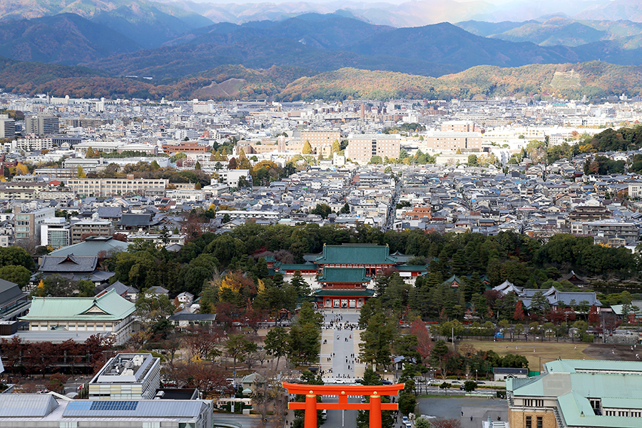 秋の京都を 見下ろす 絶景紅葉スポット そうだ 京都 行こう