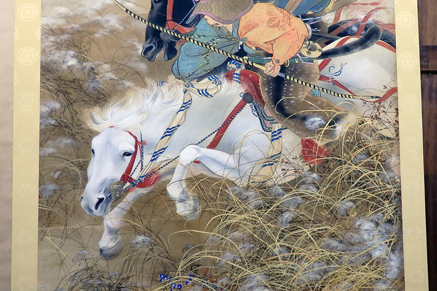 日本画 馬の絵（ウマ） - 絵画/タペストリ