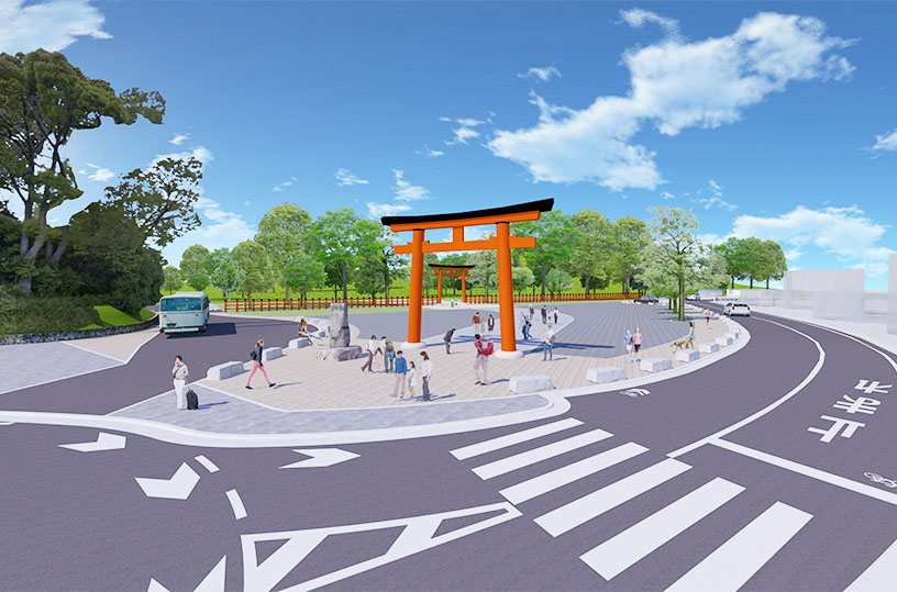 宮前広場 完成予想図