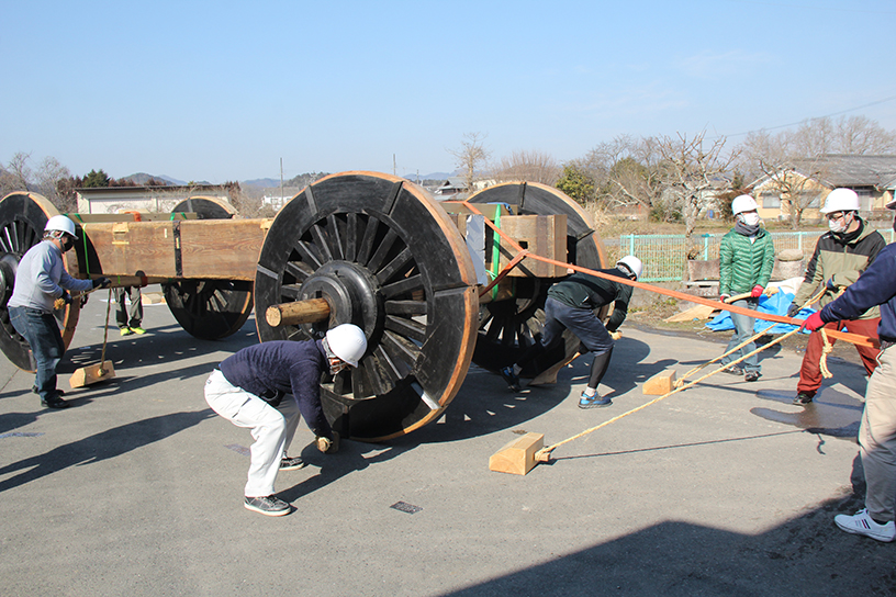 山車の舵取りを担う車方