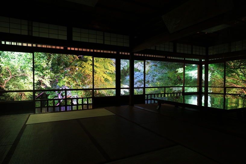 写真は試験点灯時の模様です