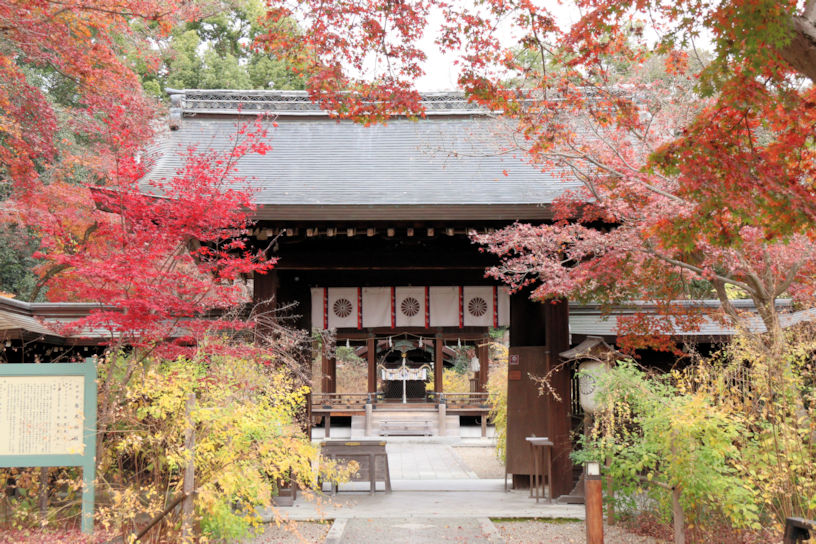 紅葉シーズンの梨木神社