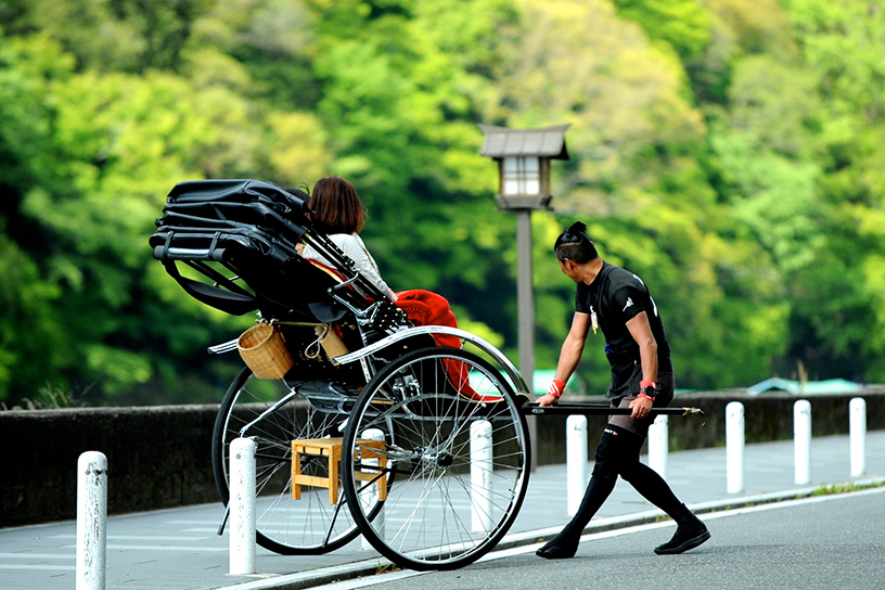 オファー 人力車