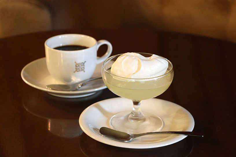 ぎおん石のオリジナルブレンドコーヒーとセットにできます（1,000円）