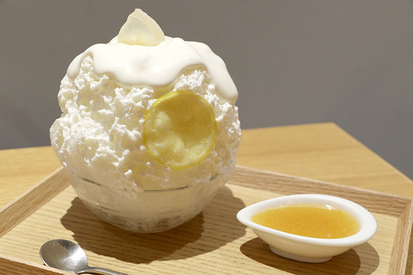 レモンの雫氷 1,500円（8月末までの提供）