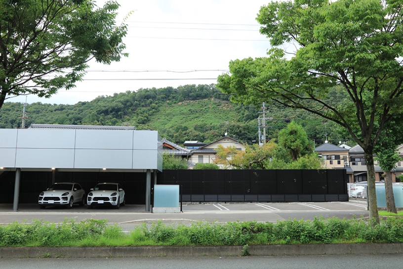 市バス「松ヶ崎大黒天」バス停付近