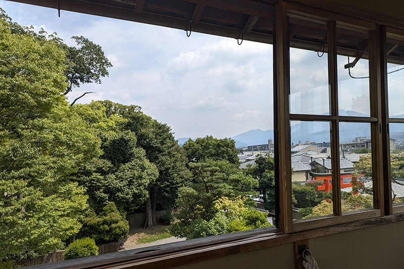 比叡山も見えます