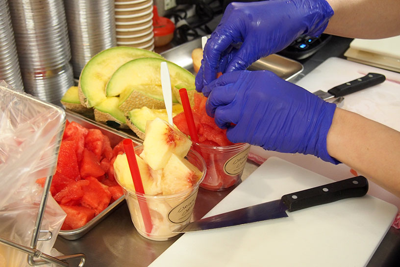 果物が盛りだくさん！