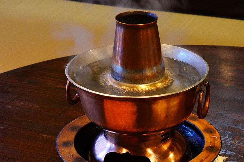 十二段家では、二代目が発注した鍋を今も大切に使い続けています