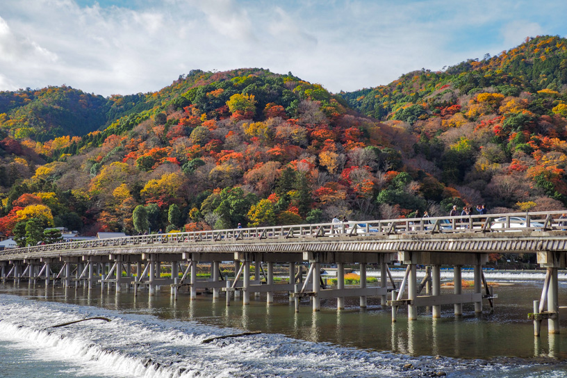 嵐山（11月下旬のイメージ）