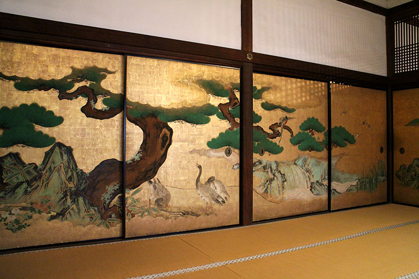 表書院『四季花鳥図』※特別な許可を得て撮影しています