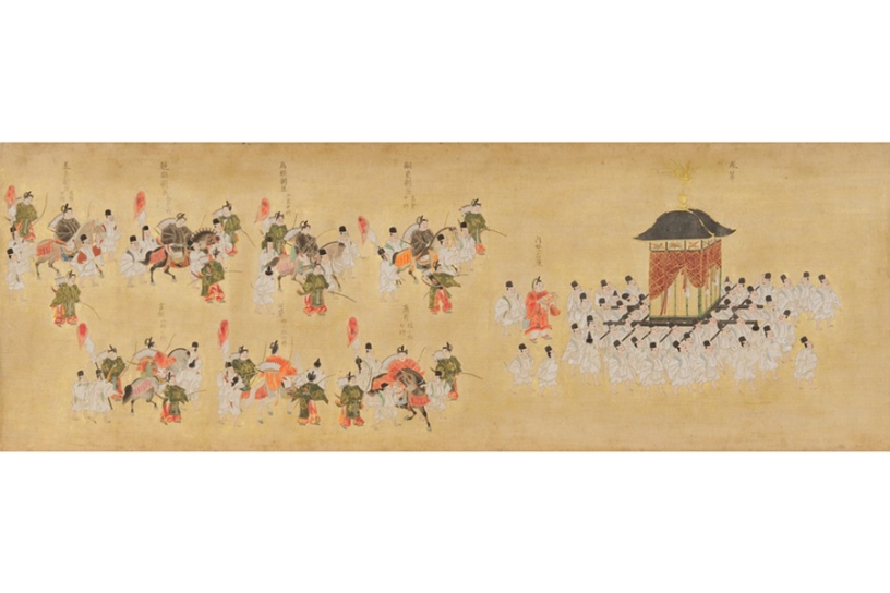 《寛永行幸絵巻》（部分）個人蔵