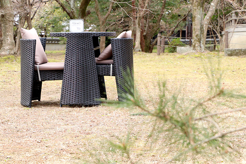 暖かくなればテラス席も気持ちが良さそう