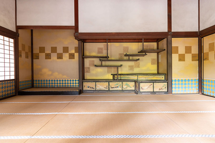 一の間 霞棚(所蔵:宮内庁京都事務所)