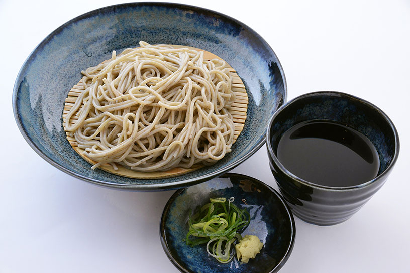 「十割蕎麦専門店 10そば」のざるそば 500円