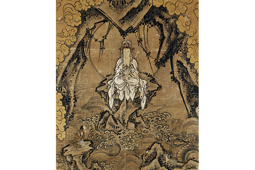 重要文化財「白衣観音図」吉山明兆筆 室町時代・15世紀 京都・東福寺蔵 ※展示期間：10月7日（土）〜11月5日（日）