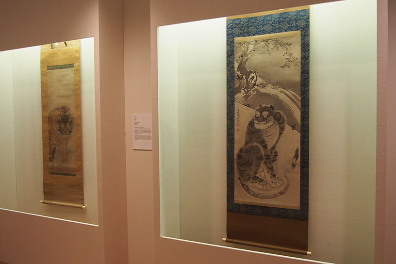 曽我蕭白や円山応挙の作品も展示されています