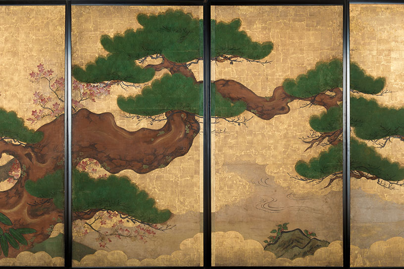 大玄関『老松図』（部分）