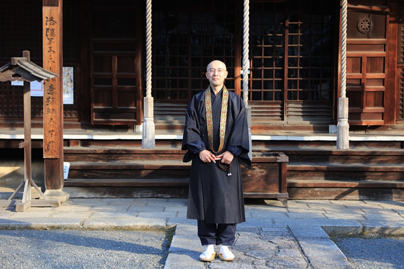 廬山寺の町田亨宣さん