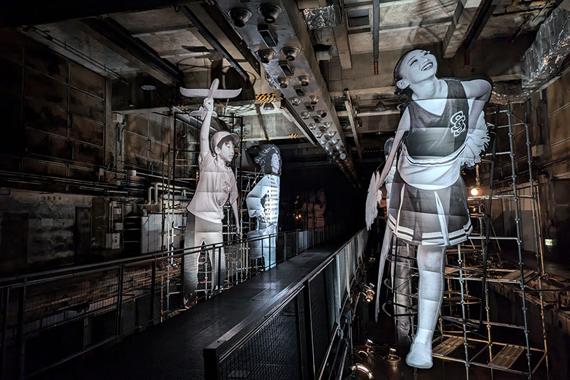 JR「Printing the Chronicles of Kyoto」の展示風景