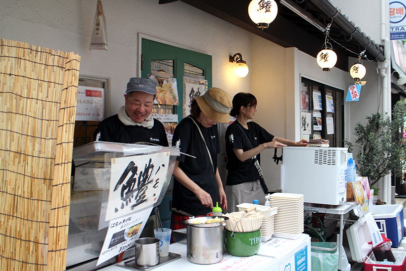 昨年（2024）の店頭の様子