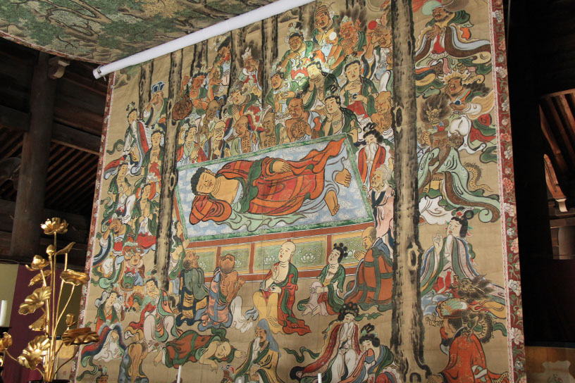 泉涌寺 大涅槃図公開