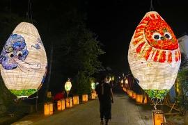 愛宕古道街道灯し