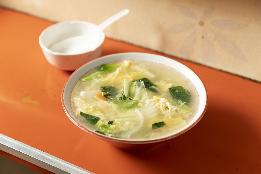 友楽菜館　玉子スープ