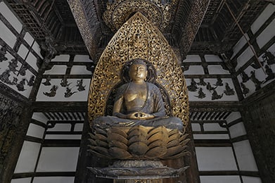 阿弥陀如来坐像（画像提供：平等院）