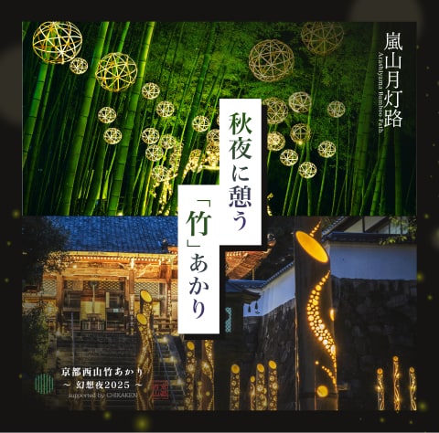秋夜に憩う 「竹」あかり