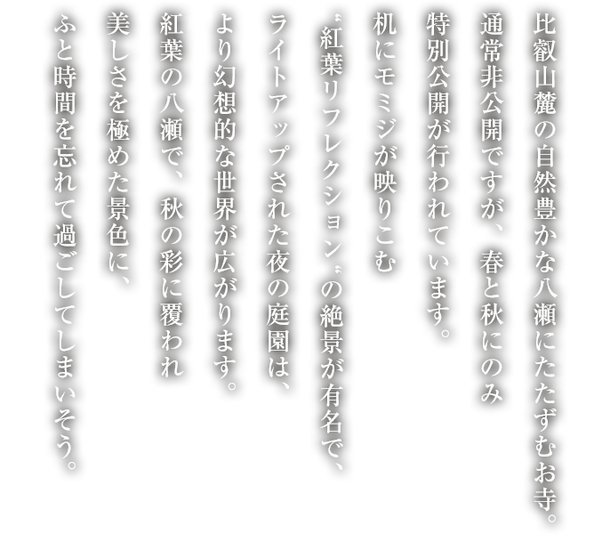 瑠璃光院 夜間特別拝観 そうだ 京都 行こう